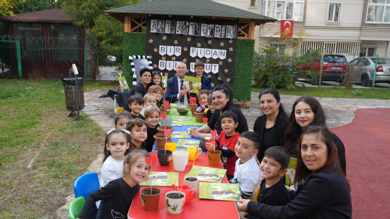 Kartal Belediyesi Kreşlerinden 10 Kasım’a Anlamlı Proje: “Bir Fidan Bin Umut”