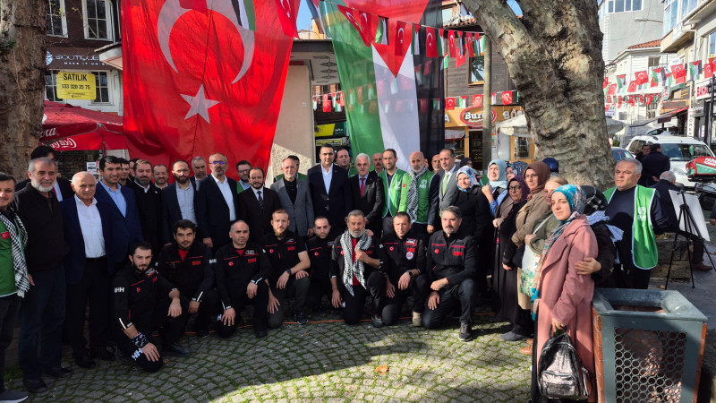 Sarıyer’de 300’den fazla esnaf bir günlük kazancını Gazze’ye bağışlıyor