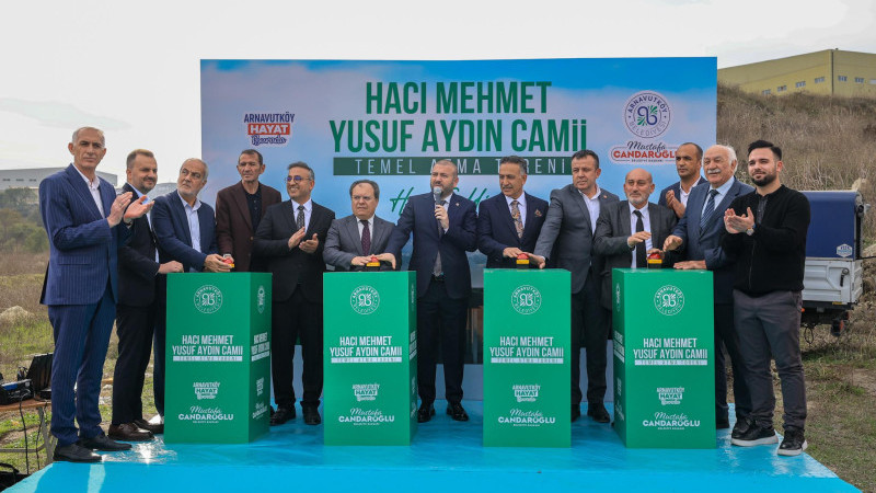 Hacı Mehmet Yusuf Aydın Camii’nin Temeli Dualarla Atıldı