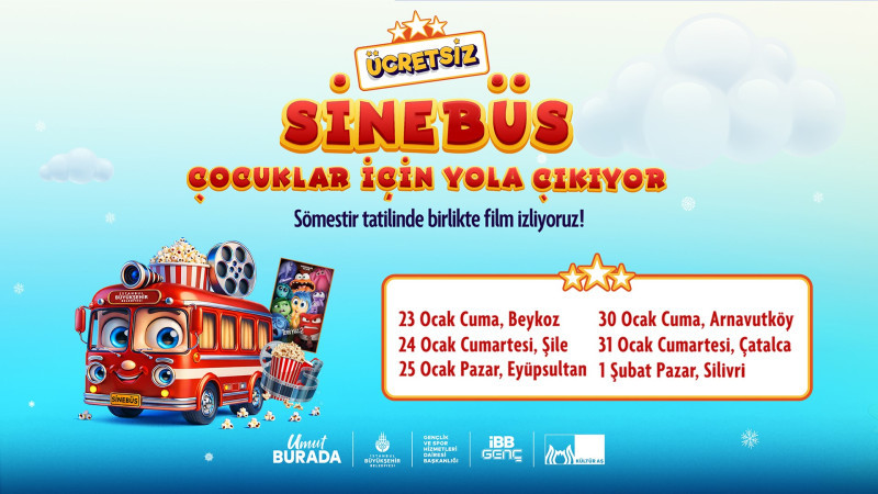 SİNEBÜS'TEN ÇOCUKLARA SİNEMA KEYFİ