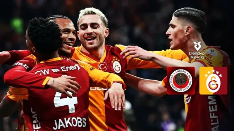 Şampiyonluk yarışında lider Galatasaray Ankara’da sahne alıyor