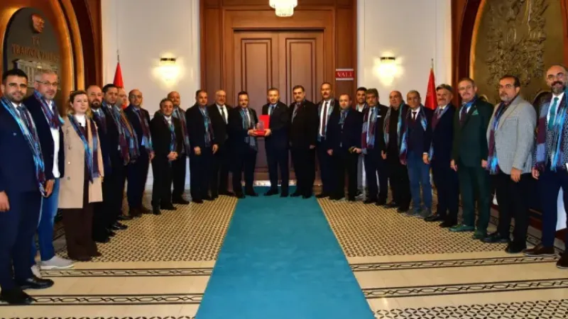 TİMBİR heyetinden Trabzon Valisi Tahir Şahin’e ziyaret
