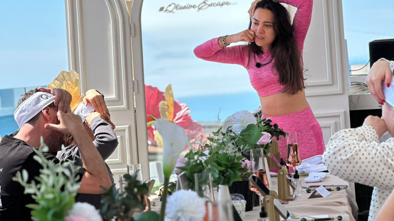 Ayça Kuru’dan Kuşadası’nda Lusive otel'de “Yüz Yogası” Eğitimi