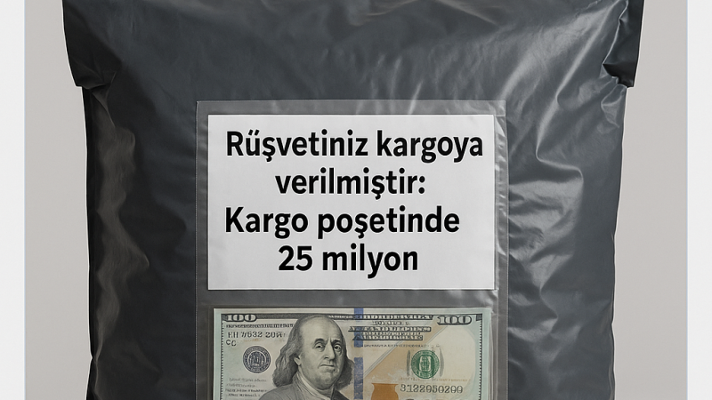 Rüşvetin Yeni Yöntemi: Kargo Poşetinde 25 Milyon Lira!