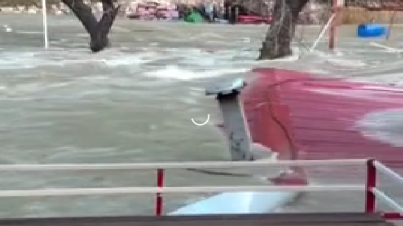 Alanya’da Taşkın Felaketi: Dim Çayı’ndaki Çardaklar Sulara Gömüldü