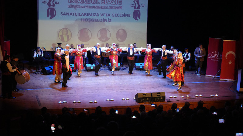 Kartal’da Elazığlı Sanatçılara Vefa Gecesi