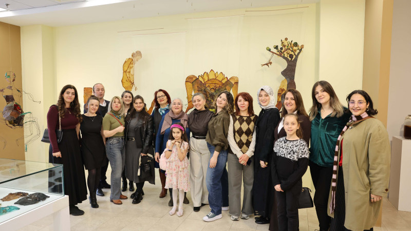 GÜZEL SANATLAR AKADEMİSİ ÖĞRENCİSİ’NDEN ‘DÖNÜŞÜM: BİR BÜTÜNÜN İÇİNDE BİR OLMAK’ SERGİSİ