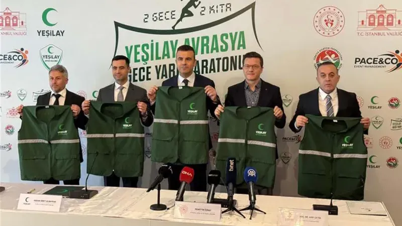 Yeşilay’dan Kıtalararası Gece Maratonu: İstanbul’da Gece Yarısı Koşulacak