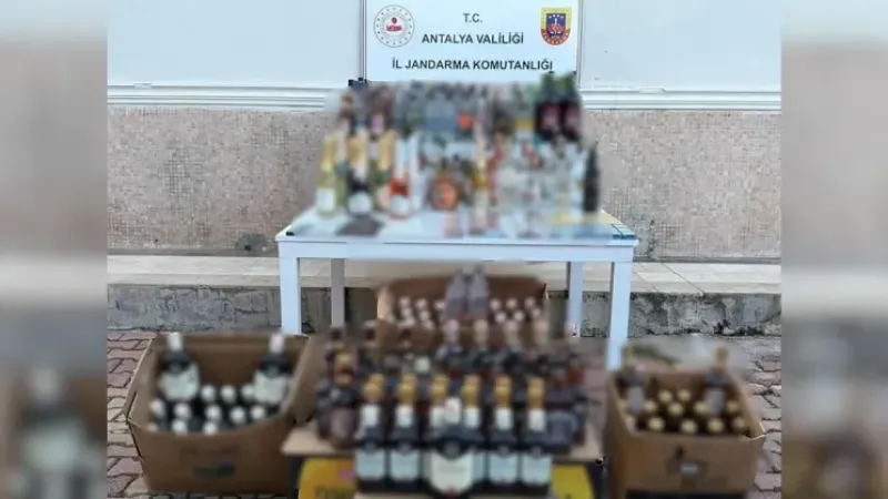 Antalya’da kaçakçılık operasyonu: 1 tonun üzerinde kaçak alkol ele geçirildi