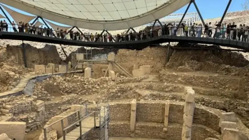 Bayram tatilinde Göbeklitepe’ye ziyaretçi akını