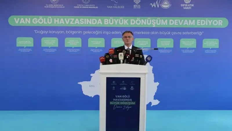 Van Gölü için 12 milyar liralık çevre yatırımı: “Korunması önceliklerimizden biri”