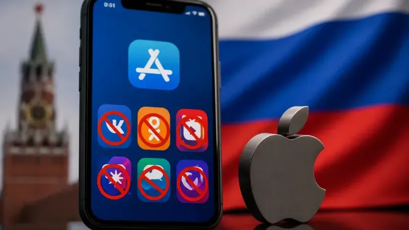 Apple, Rus sosyal medya uygulamalarını App Store'dan kaldırdı
