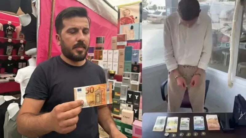 Antalya Belek'te sahte euro ve altın operasyonu