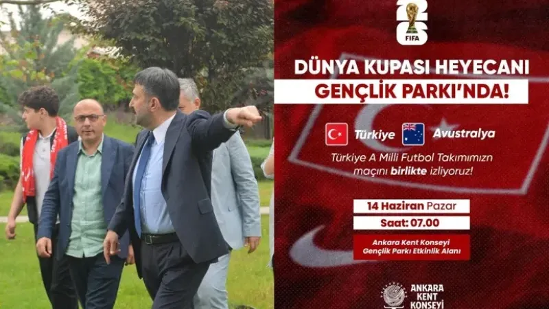 Dünya Kupası heyecanı Ankara Kent Konseyi'nde