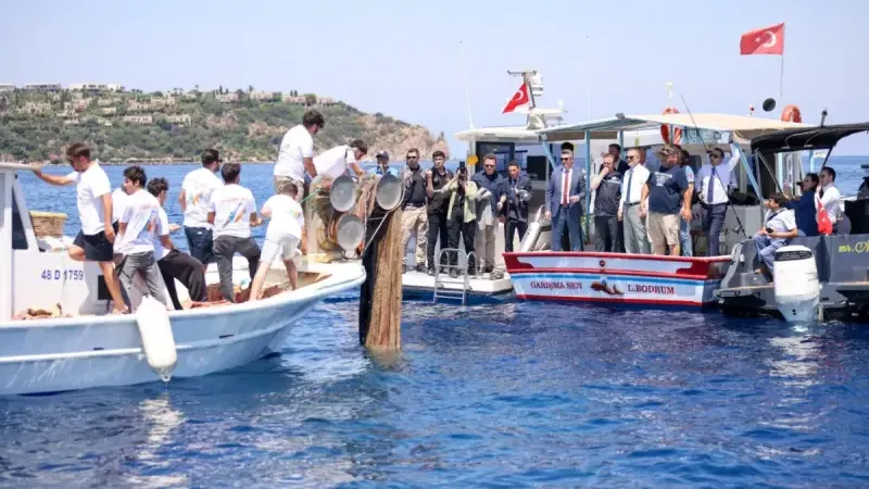 Mavi Vatan nefes aldı: 2 bin metrekare hayalet ağ temizlendi