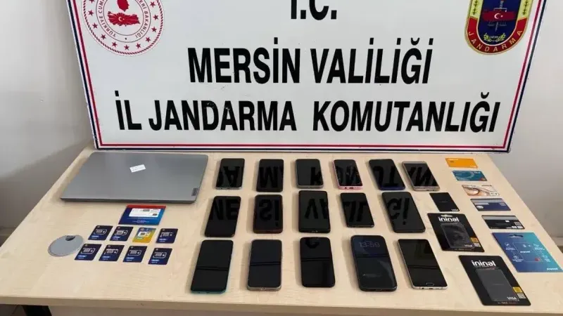 Mersin’de sosyal medya dolandırıcılığı operasyonu: 18 tutuklama