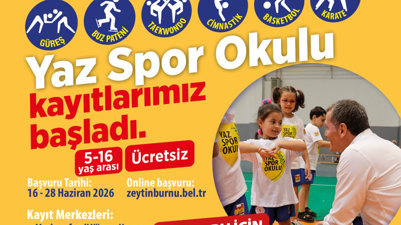 Zeytinburnu Yaz Spor Okulu Kayıtları Başladı