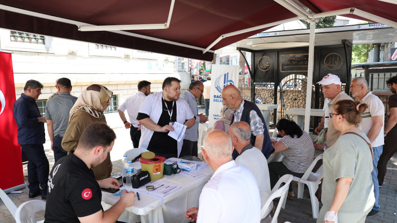 Bağcılar’da camilerde sağlık taraması yapıldı