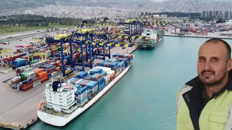 İskenderun Limanı’nda acı olay: İşçi konteyner altında hayatını kaybetti