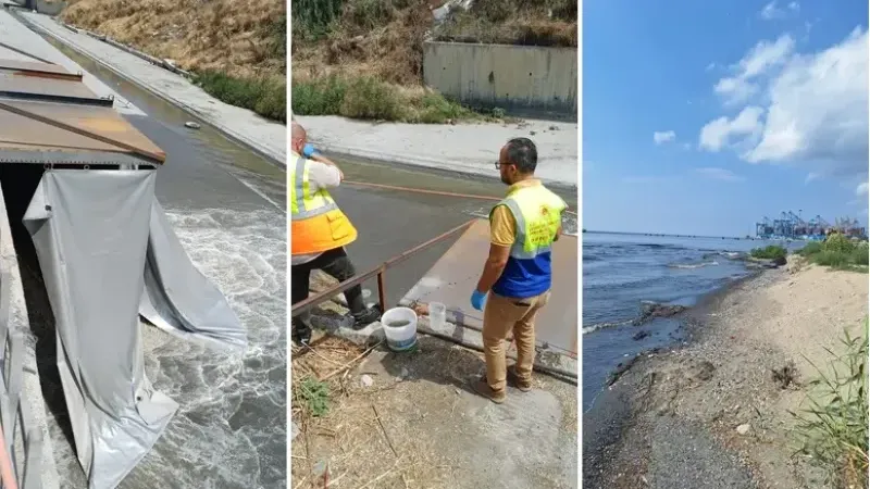 Ambarlı’da denize atık su deşarjı: İSKİ’ye 8,3 milyon lira ceza