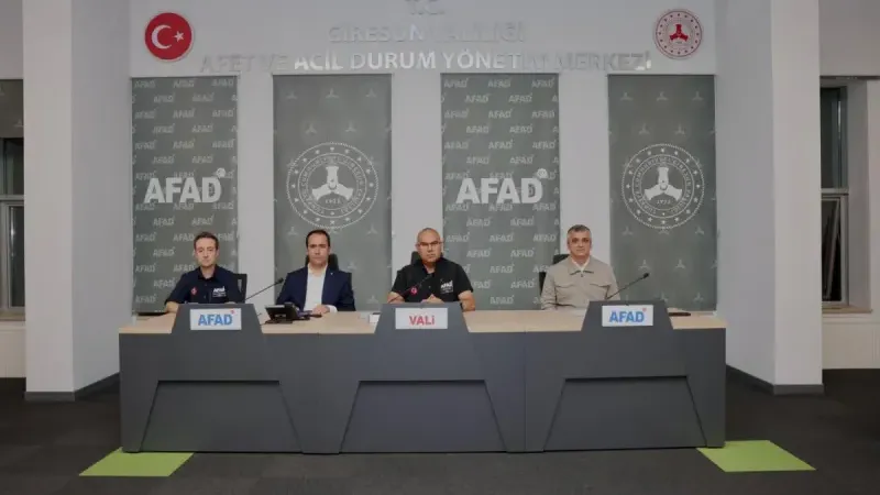 Giresun Valisi Koç’tan uyarı: “Zorunlu olmadıkça trafiğe çıkmayın”