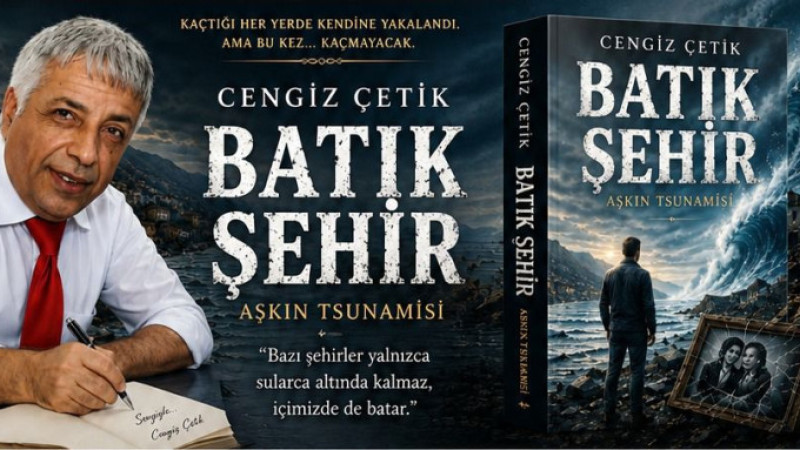 Çetik’in Yeni Romanı “Batık Şehir – Aşkın Tsunamisi” Okurla Buluştu